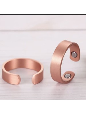 Ekinoksen %100 Saf Bakır Çiftler Için Özel 2 ve 4 Mıknatıslı Yüzük
