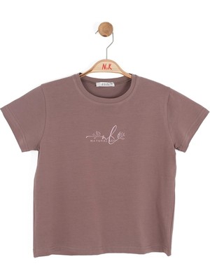 Nk Kız Çocuk Natural Tshirt 8-14 Yaş Kahverengi