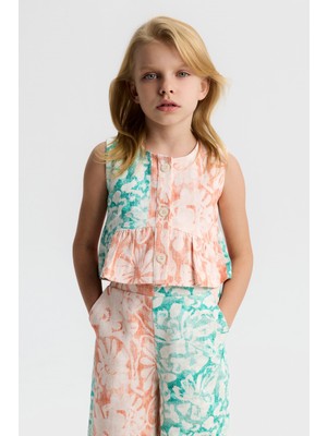 Nk Kız Çocuk Elsa Bluz 4-8 Yaş Mint