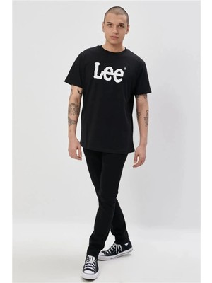 Lee Regular Fit Normal Kesim Sıfır Yaka %100 Pamuk Logolu Tişört