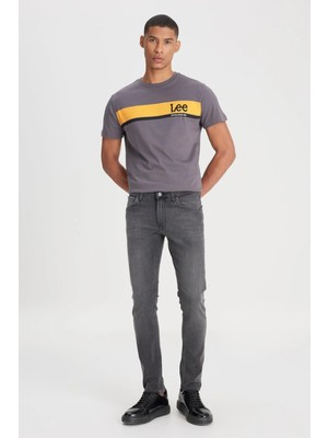 Lee Luke Slim Tapered Fit Normal Bel Esnek Jean Kot Pantolon