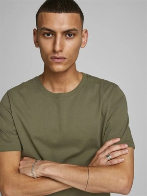 Jack & Jones Bisiklet Yaka Basic Tişört-Organic