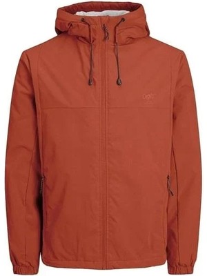 Jack & Jones Jorcamper Erkek Turuncu Mont M Beden Günlük Kullanım İçin Astarlı