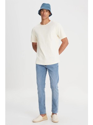 Lee Luke Slim Tapered Fit Normal Bel Esnek Jean Kot Pantolon