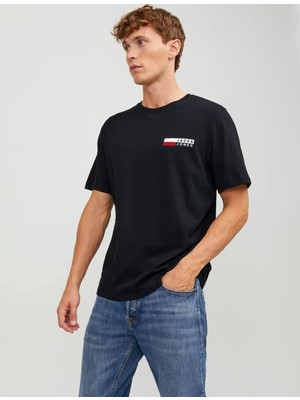 Jack & Jones JJECORP LOGO TEE PLAY SS Siyah Erkek Kısa Kol T-Shirt