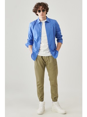 Lee Lee Jogger Erkek Yeşil Pantolon