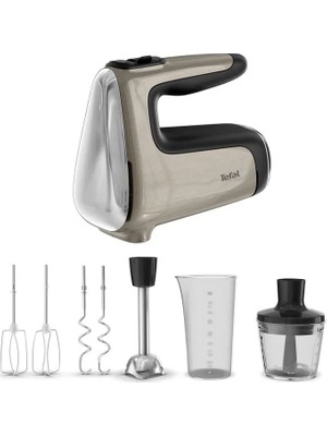 Tefal Powermix Silence 4’ü 1 Arada 850 Watt Güçlü ve Sessiz El Mikseri Gri Renkli