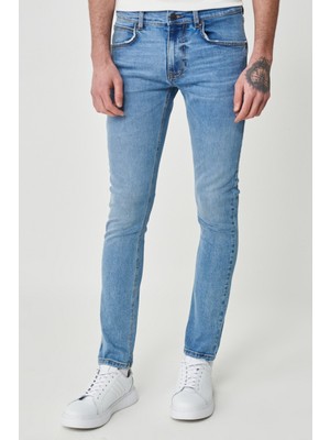 Lee Luke Slim Tapered Fit Normal Bel Esnek Jean Kot Pantolon