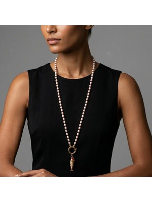 THEIA GemWorks Nuvia - Mercan & İnci Kolye