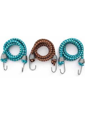 Alisa 8 mm Yuvarlak Otomobil - Motosiklet -Bisiklet - Scooter Kancalı Bagaj Sabitleme Lastiği