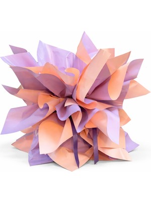 Akland Everbloom Pastel Royal™  Premium Dekoratif Tasarım Objesi | Cam Vazoya Sabit Form (Çiçeksiz)