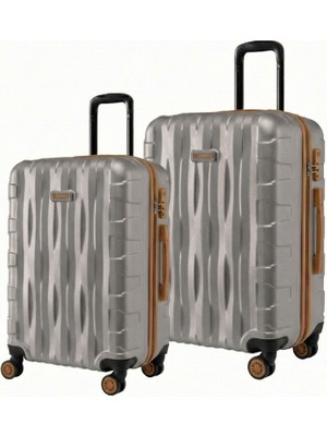 Louisiana Polo 2'li Valiz Seti Büyük Boy - Orta Boy Taş-Taba 1167