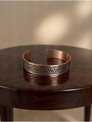 Anka Select El Yapımı Doğal Enerji Artırıcı Koruyucu  Saf Kalın Bakır Bileklik %100 Bakır