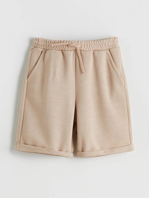 Lc Waikiki Yeni Sezon Beli Lastikli Interlok Erkek Çocuk Şort