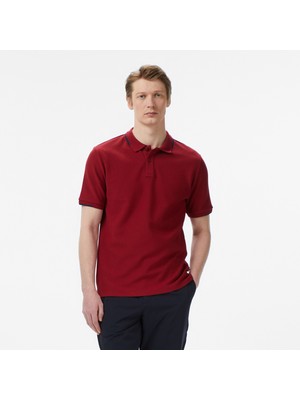 Nautica Erkek Bordo Regular Fit Polo Yaka T-Shirt K65348T.6BR