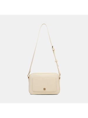 Desa Kadın Ekru Gold Detaylı Postacı Çantası