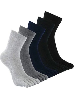 UZN Socks 1 Çift Parmaklı Çorap – Günlük Kullanıma Uygun, Nefes Alabilen, Rahat Kalıp