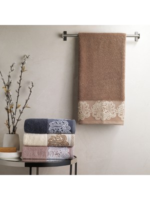 Schafer Home Lace Havlu 50X90 cm 1 Parça-Kahverengi