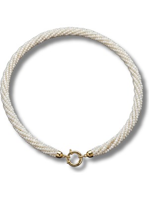 Birinci1926 Doğal Inci Burgu Kolye