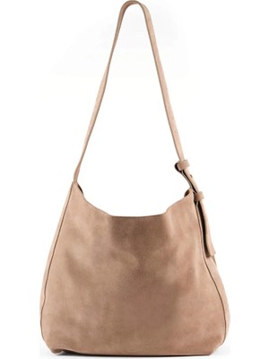 Faik Sönmez Süet Omuz Çantası S26CNT001