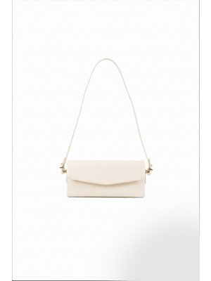 Kadın Beyaz El Çantası