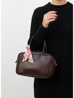 Kadın Bordo Omuz Çantası