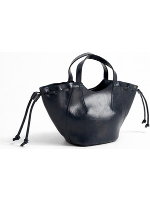 Kadın Lacivert El Çantası