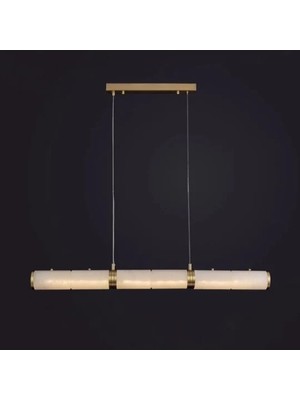 Ronisu Aydınlatma Conley Mermer Avize – Modern Tasarım, Yüksek Tavan Uyumlu Lüks Avize Ra-Avz- 8432-73-91