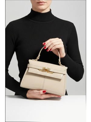 Kadın Bej Omuz Çantası