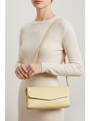 Kadın Sarı El Çantası