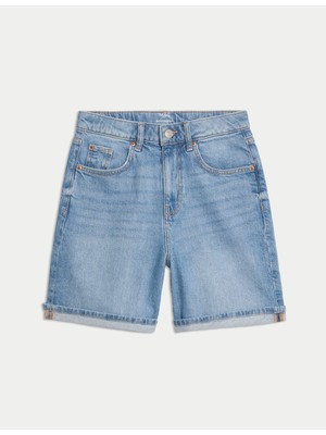 Marks & Spencer Denim Boyfriend Şort
