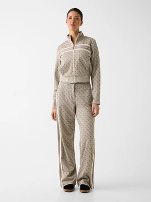 Guess 4g Jakarlı Tam Fermuarlı Kadın Bej Sweatshirt V6GQ06K2957-FMC4