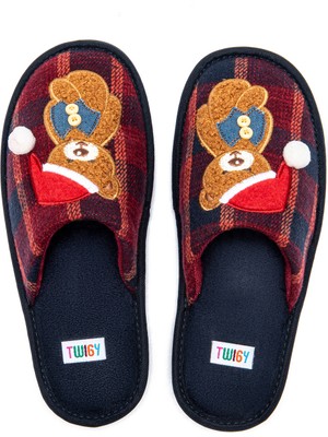 Twigy Miya Kadın, Garson Boy Ev Terliği Lacivert 35/39