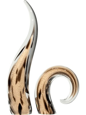 Lara Decor Somon Simli Boynuz Obje Seti