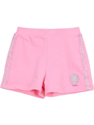 Jeep Normal Bel Relaxed Pembe Kız Çocuk Şort J6SG-SHT7807