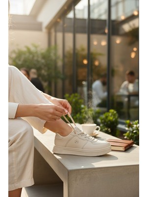 Enoch Kadın Spor Ayakkabı Düz Tabanlı Günlük Sneaker