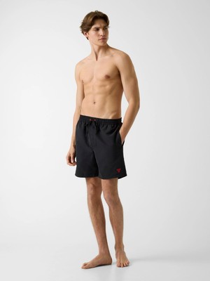 Guess New Basic Orta Boy Erkek Siyah Mayo F6GT24WG282-JBLK