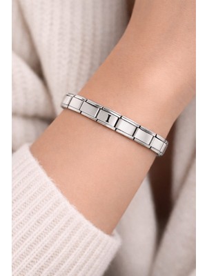 Sylar I Harfli Çelik Bileklik – Kişiye Özel Baş Harf Bileklik – Paslanmaz Çelik Zarif Kadın Bileklik