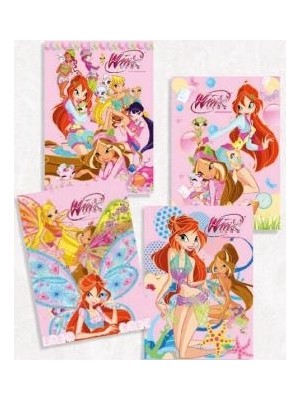 Gıpta Winx A6 Ödev Defteri 1 Adet Asorti Renk ve Desen Seçenekleriyle Eğlenceli Kullanım