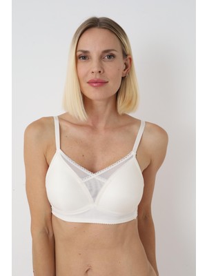 Nivene BEYAZ YARIM DOLGULU BALENSİZ MİNİMİZER PUSH UP SÜDYEN