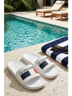 U.s. Polo Assn. Rahat ve Hafif Suya Dayanıklı Sandalet Terlik Plaj Havuz Bahçe Deniz Yazlık
