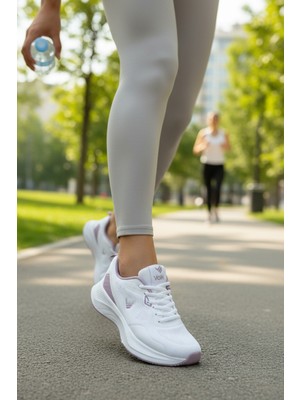Enoch Kadın Spor Ayakkabı Nefes Alabilir Örme Saya Antrenman Sneaker Ayakkabısı