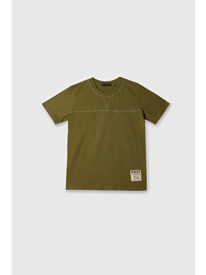 Sisley Erkek Çocuk Koyu Yeşil Tshirt