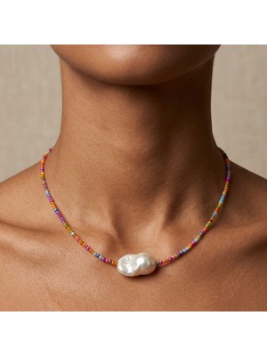 THEIA GemWorks İra - Sedef & Premium Barok İnci Kolye