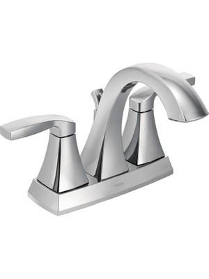 Moen 6901 Voss Two-Handle High Arc Centerset Bathroom Faucet, Chrome