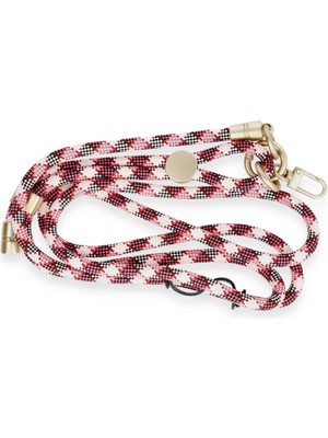 Onegif Je Desenli Boyun Askısı - Pembe