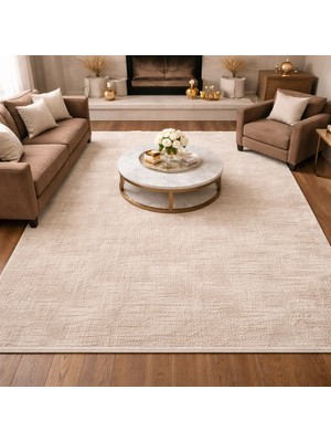 Luxess Halı Luxess Diamond 2013 Bej Akrilik Modern Makine Halısı