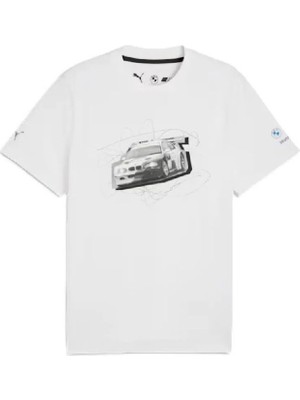 Puma Bmw Mms Ess Graphic Tee Erkek Beyaz Tişört 63489902