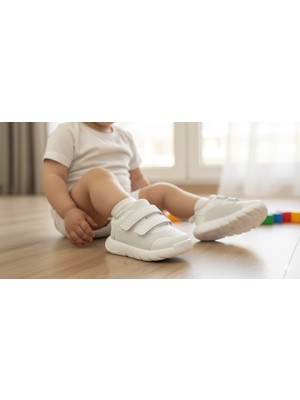 Vicco Yatu Cırtlı Hafif Rahat Çocuk Spor Ayakkabı Beyaz