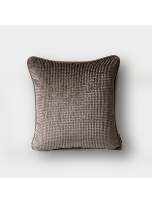 Lidoma Home "rona" Desenli Kırlent Kılıfı - 45X45 - Kahve